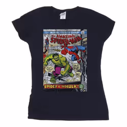 Marvel - T-shirt - Femme (Bleu marine)