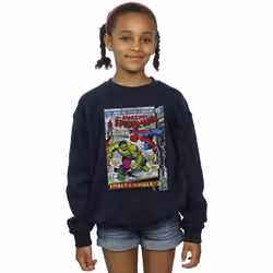Marvel - Sweat - Fille (Bleu marine)