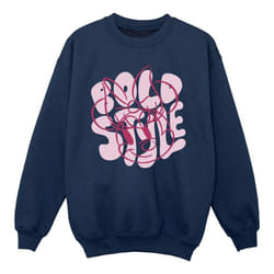 Disney - Sweat - Fille (Bleu marine)