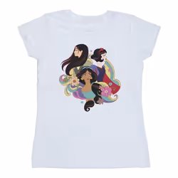 Disney - T-shirt - Femme (Blanc)