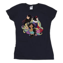 Disney - T-shirt - Femme (Bleu marine)