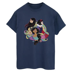 Disney - T-shirt - Femme (Bleu marine)