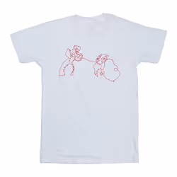 Disney - T-shirt LADY AND THE TRAMP - Homme (Blanc)