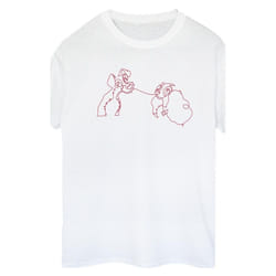 Disney - T-shirt LADY AND THE TRAMP - Femme (Blanc)