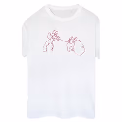 Disney - T-shirt LADY AND THE TRAMP - Femme (Blanc)