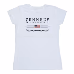 NASA - T-shirt KENNEDY SPACE CENTRE EXPLORE - Femme (Blanc)