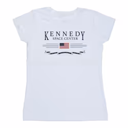 NASA - T-shirt KENNEDY SPACE CENTRE EXPLORE - Femme (Blanc)