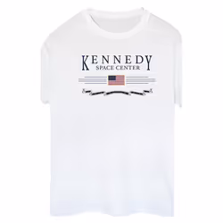 NASA - T-shirt KENNEDY SPACE CENTRE EXPLORE - Femme (Blanc)