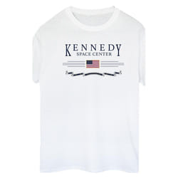 NASA - T-shirt KENNEDY SPACE CENTRE EXPLORE - Femme (Blanc)