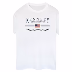 NASA - T-shirt KENNEDY SPACE CENTRE EXPLORE - Femme (Blanc)