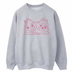 Disney - Sweat CHIP 'N' DALE NUTS ABOUT YOU - Homme (Gris chiné)
