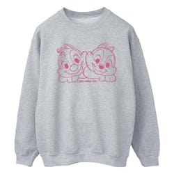 Disney - Sweat CHIP 'N' DALE NUTS ABOUT YOU - Homme (Gris chiné)