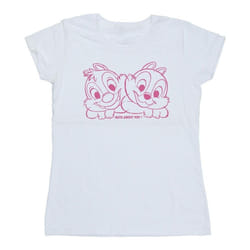 Disney - T-shirt CHIP 'N' DALE NUTS ABOUT YOU - Femme (Blanc)