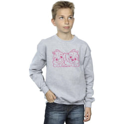 Disney - Sweat CHIP 'N' DALE NUTS ABOUT YOU - Garçon (Gris chiné)