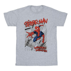 Marvel - T-shirt - Fille (Gris chiné)