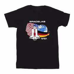 NASA - T-shirt SPACE LAB - Garçon (Noir)