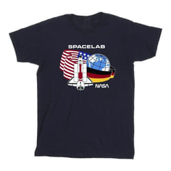 NASA - T-shirt SPACE LAB - Garçon (Bleu marine)