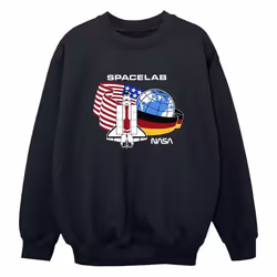 NASA - Sweat SPACE LAB - Garçon (Noir)