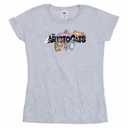 Disney - T-shirt ARISTOCATS - Femme (Gris chiné)