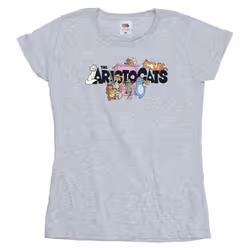 Disney - T-shirt ARISTOCATS - Femme (Gris chiné)