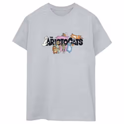 Disney - T-shirt ARISTOCATS - Femme (Gris chiné)