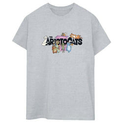 Disney - T-shirt ARISTOCATS - Femme (Gris chiné)