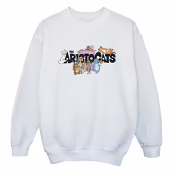 Disney - Sweat THE ARISTOCATS - Fille (Blanc)