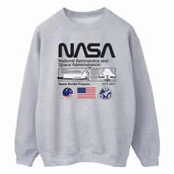 NASA - Sweat SPACE ADMIN - Homme (Gris chiné)
