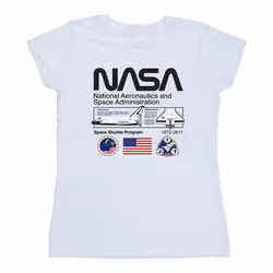 NASA - T-shirt SPACE ADMIN - Femme (Blanc)