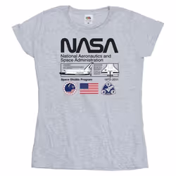 NASA - T-shirt SPACE ADMIN - Femme (Gris chiné)