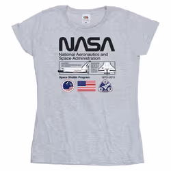 NASA - T-shirt SPACE ADMIN - Femme (Gris chiné)