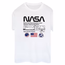 NASA - T-shirt SPACE ADMIN - Femme (Blanc)