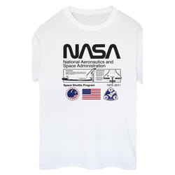 NASA - T-shirt SPACE ADMIN - Femme (Blanc)