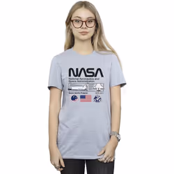 NASA - T-shirt SPACE ADMIN - Femme (Gris chiné)