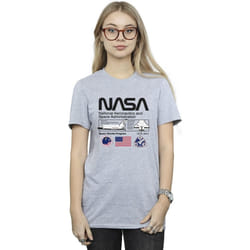 NASA - T-shirt SPACE ADMIN - Femme (Gris chiné)