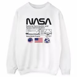 NASA - Sweat SPACE ADMIN - Femme (Blanc)