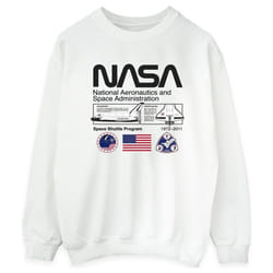 NASA - Sweat SPACE ADMIN - Femme (Blanc)