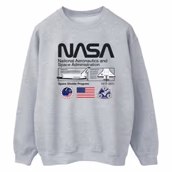 NASA - Sweat SPACE ADMIN - Femme (Gris chiné)