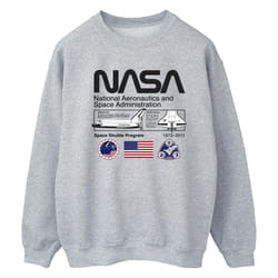 NASA - Sweat SPACE ADMIN - Femme (Gris chiné)