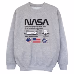 NASA - Sweat SPACE ADMIN - Garçon (Gris chiné)