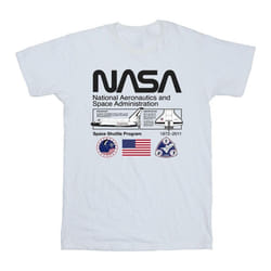 NASA - T-shirt SPACE ADMIN - Fille (Blanc)
