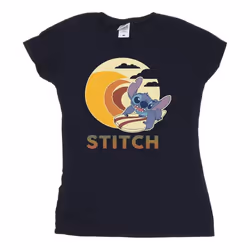 Disney - T-shirt - Femme (Bleu marine)