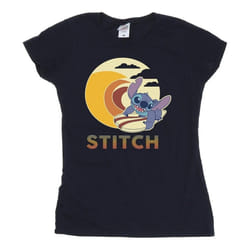 Disney - T-shirt - Femme (Bleu marine)