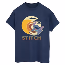 Disney - T-shirt - Femme (Bleu marine)