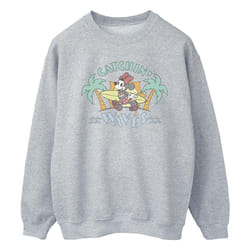 Disney - Sweat CATCHIN WAVES - Homme (Gris chiné)