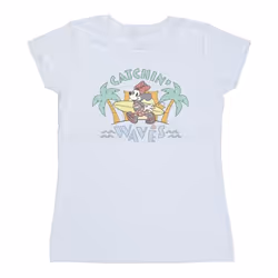 Disney - T-shirt CATCHIN WAVES - Femme (Blanc)