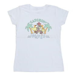 Disney - T-shirt CATCHIN WAVES - Femme (Blanc)