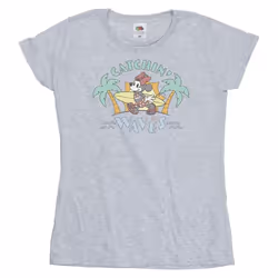 Disney - T-shirt CATCHIN WAVES - Femme (Gris chiné)