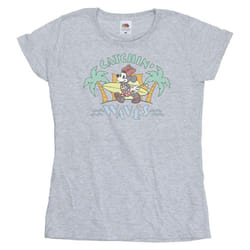 Disney - T-shirt CATCHIN WAVES - Femme (Gris chiné)