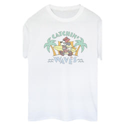 Disney - T-shirt CATCHIN WAVES - Femme (Blanc)